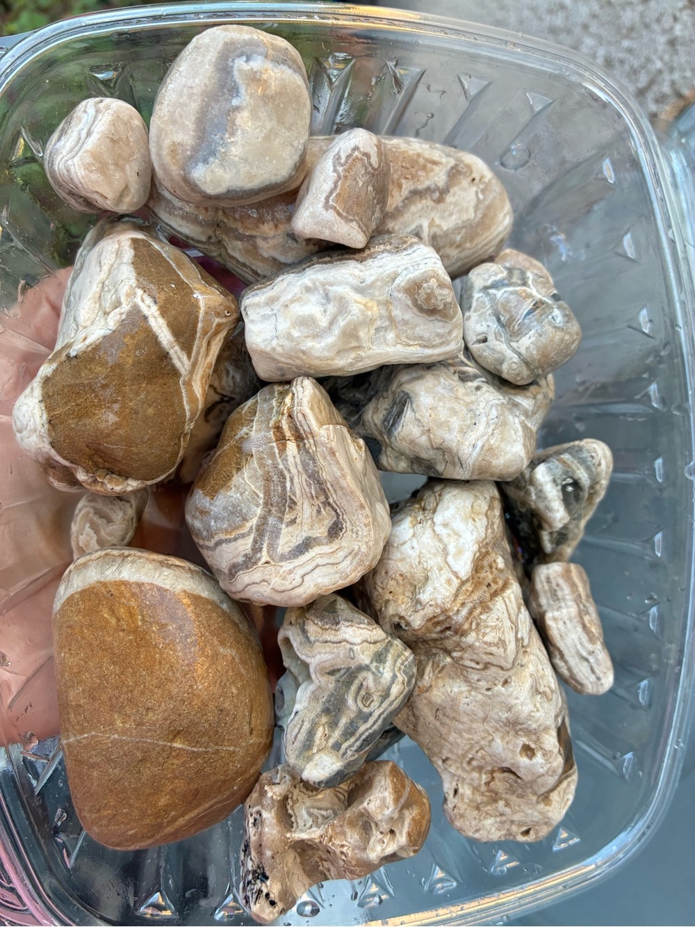 2.6 lbs of Small Agates Naturally Sea Tumbled #rocks #stones #minerals
